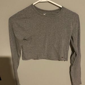 Hollister cropped long sleeve